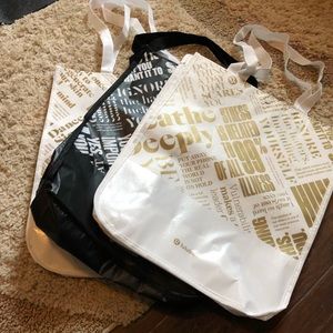 3 Lululemon bags, large